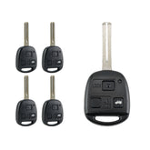 Lots of 5 Remote Car Key Fob Replacement for Lexus HYQ1512V 89785-50031 fits 2002 2003 2004 2005 IS300 GS430